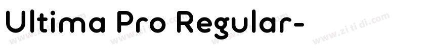 Ultima Pro Regular字体转换